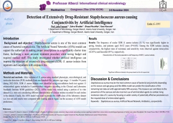 Detection of Extensively Drug-Resistant Staphylococcus aureus causing Conjunctivitis by Artificial Intelligence