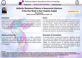 Antibiotic Resistance Patterns in Nosocomial Infections: A One-Year Study in Alavi Hospital, Ardabil