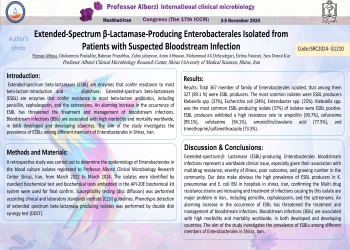 Extended-Spectrum β-Lactamase-Producing Enterobacterales Isolated from Patients with Suspected Bloodstream Infection