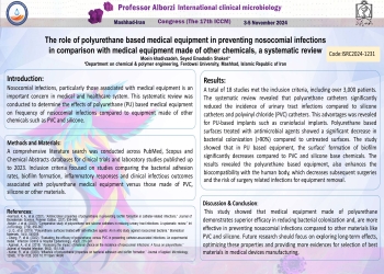 The role of polyurethane based medical equipment in preventing nosocomial infections in comparison with medical equipment made of other chemicals, a systematic review