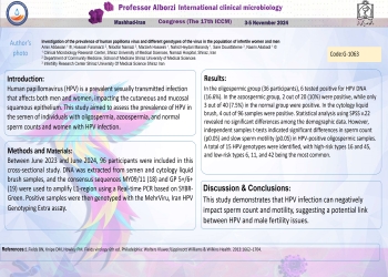 Investigation of the prevalence of human papilloma virus and different genotypes of the virus in the population of infertile women and men