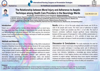 The Relationship between Moral Injury and Adherence to Aseptic Technique among Health Care Providers in the Neurology Wards