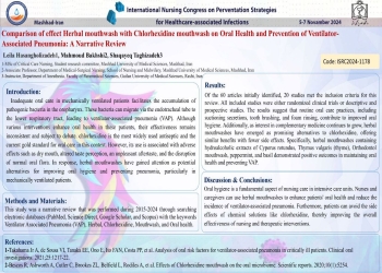 Comparison of effect Herbal mouthwash with Chlorhexidine mouthwash on Oral Health and Prevention of Ventilator-Associated Pneumonia: A narrative review