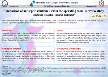 Comparison of antiseptic solutions used in the operating room: a review study