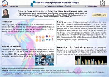 Frequency of Nosocomial Infections in a Tertiary Care Referral Hospital (Alzahra), Isfahan, Iran