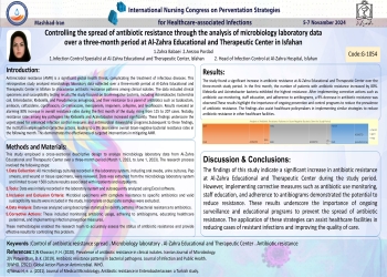 Controlling the spread of antibiotic resistance through the analysis of microbiology laboratory data over a three-month period at Al-Zahra Educational and Therapeutic Center in Isfahan