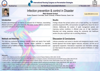 Infection prevention & control in Disaster