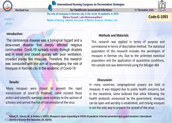 The role of mosques in Kerman city in the covid 19 epidemic in 2019