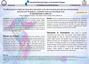 The effectiveness of m-Health and virtual clinics interventions on the rate of receiving post-natal care and breast-feeding during the covid-19 pandemic, a systematic review and meta-analysis study  