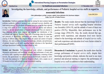 Investigating the awareness, attitude and performance of Pediatric staffs towards hospital infections