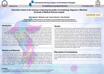 Intervention based on the training in improving the quality of microbiology diagnosis in Mashhad University of Medical Sciences hospital