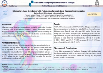 Relationship between Socio-Demographic Factors and Adherence to Social Distancing Recommendations During Covid-19 Pandemic in Gonabad, Iran: A Cross-Sectional Study